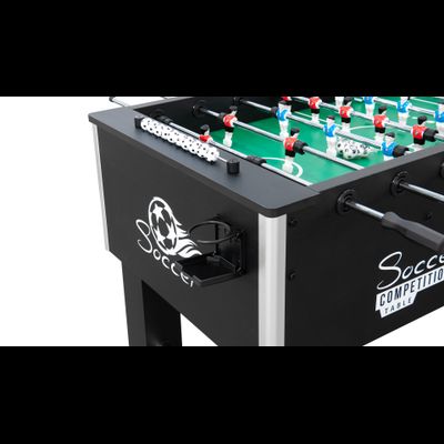 Игровой стол — футбол «Roma VIII» (140×76×87см, черный)