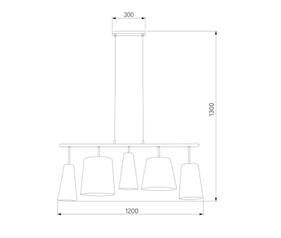 Подвесной светильник TK Lighting 1908 Pedro