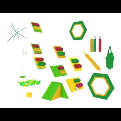 Детский игровой лабиринт «Соты» 3.3х1.8х3.44м.