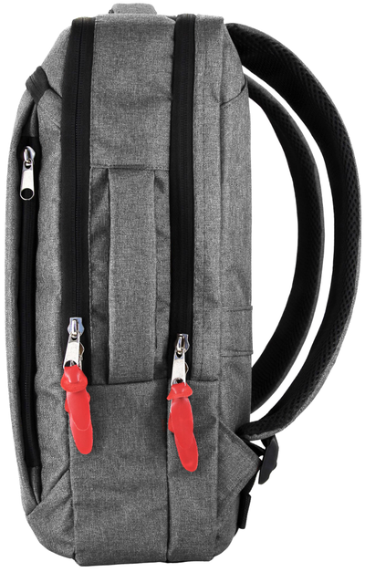 Рюкзак сумка для ноутбука 15.6 - 17.3 дюймов Optimum, серый