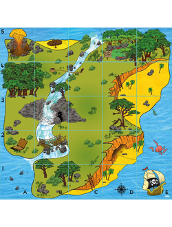 ЛогоРобот Пчелка (Bee-Bot): Коврик "Пляж"