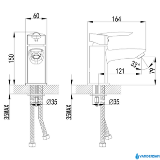 Смеситель для раковины Mars LM3506C