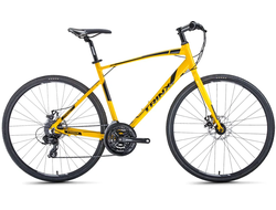 Шоссейный велосипед TRINX FREE 2.0 оранжево-черно-серый, рама 460