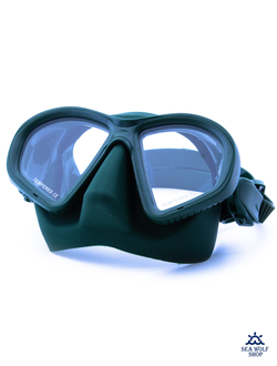 Маска для дайвинга Aquatec MK-410 зеленый силикон