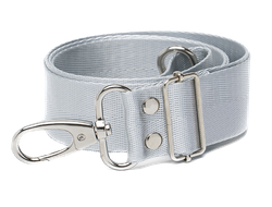 Ремень гитарный  с карабинами 120 см цвет жемчужный