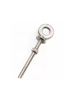 Рым-болт с гайкой и шайбой Huifeng Rigging HF-7011-80 M8x80мм из нержавеющей стали AISI316, 2 штуки