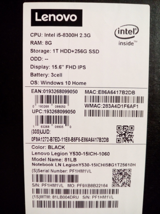 Lenovo y530 gtx 1060 outlet