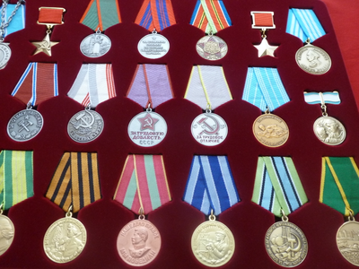 "Медали СССР в планшете" 2-я часть. Муляжи высокого качества!