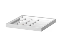 Лоток пластиковый AR-LOT2 белый в любой выдвижной ящик для столиков AR