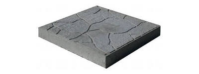 Тротуарная плитка "ромашка гладкая"