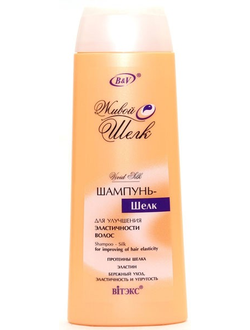 Витекс Живой шелк Шампунь–шелк для улучшения эластичности волос 500 мл