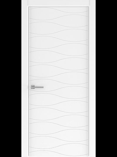 Дверь межкомнатная Line 12 софт белый