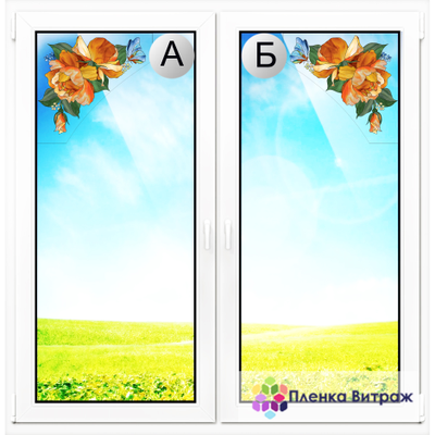 ВИТРАЖНАЯ ПЛЕНКА Y-16