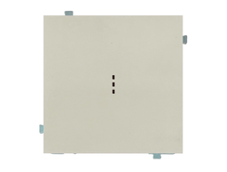 Выключатель одноклавишный с подсветкой (механизм + клавиша) лен