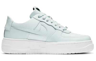 Купить в Москве нежно-голубые Женские кроссовки Nike Air Force 1 Pixel Ghost Aqua CK6649-400