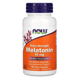 (Now) Melatonin 10 мг - (100 капс)