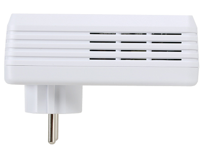 HomePlug AV 500 Мбит/с адаптер с поддержкой IP-TV, 2 порта RJ-45, розетка