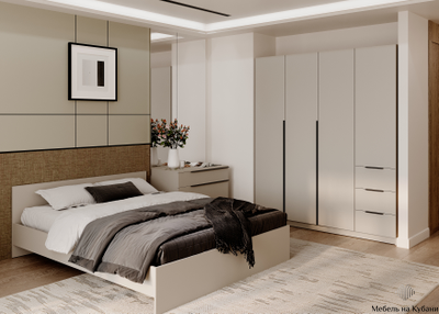 ВЕНТУРО Шкаф ШК-003 (4-ств, с ящиками) Кашемир