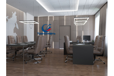 Световые панели для офиса компании Транснефть в г.Курган - проект Концептуального бюро "КБ-11", г.Уфа.