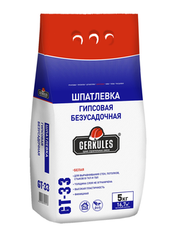 Шпатлёвка финишная полимерная «Геркулес GT-53» 5 кг
