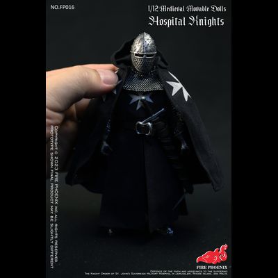 Рыцарь-госпитальер - Коллекционная фигурка 1/12 SCALE Medieval Hospital Knights (FP016) - FIRE PHOENIX