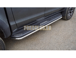 Защита порогов d42,4 мм ТСС для JAC T9 2023-