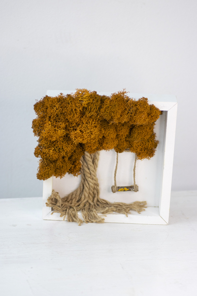 Новогодняя эко-картина № 1181