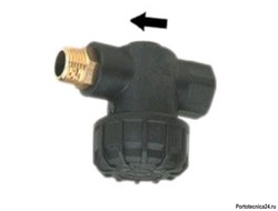 Фильтр F5 Bn - Усиленый пластиковый фильтр с перепускным каналом; 1/2"г - 1/2"ш;  50 меж.