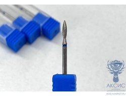 Фреза алмазная "Пламя" 240L 023B синяя