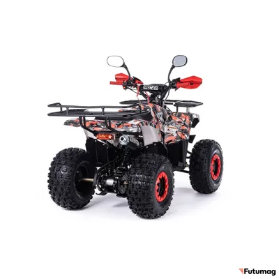 Квадроцикл Motax ATV Grizlik Super Lux 125 сс (AB) Красный-камуфляж