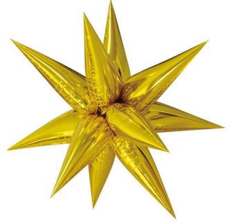 Звезда золото составная 3D