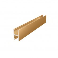 Профиль двухсторонний без стяжки золото матовое 5900