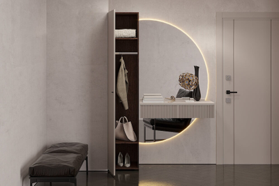 Гиза Шкаф 1 ств. Меланж/Венге