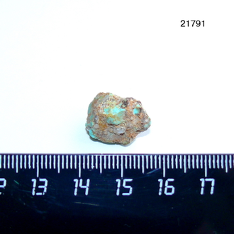 Бирюза натуральная (необработанная) Казахстан арт.21791: 2,8г - 18*13*11мм