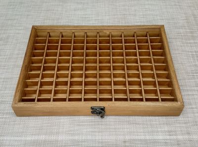 Коробка 70 ячеек, для коллекции камней и минералов, цвет натуральный