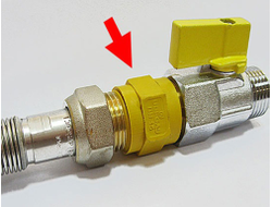 Диэлектрическая вставка 1/2" в/в «G-BEKA» (латунь)