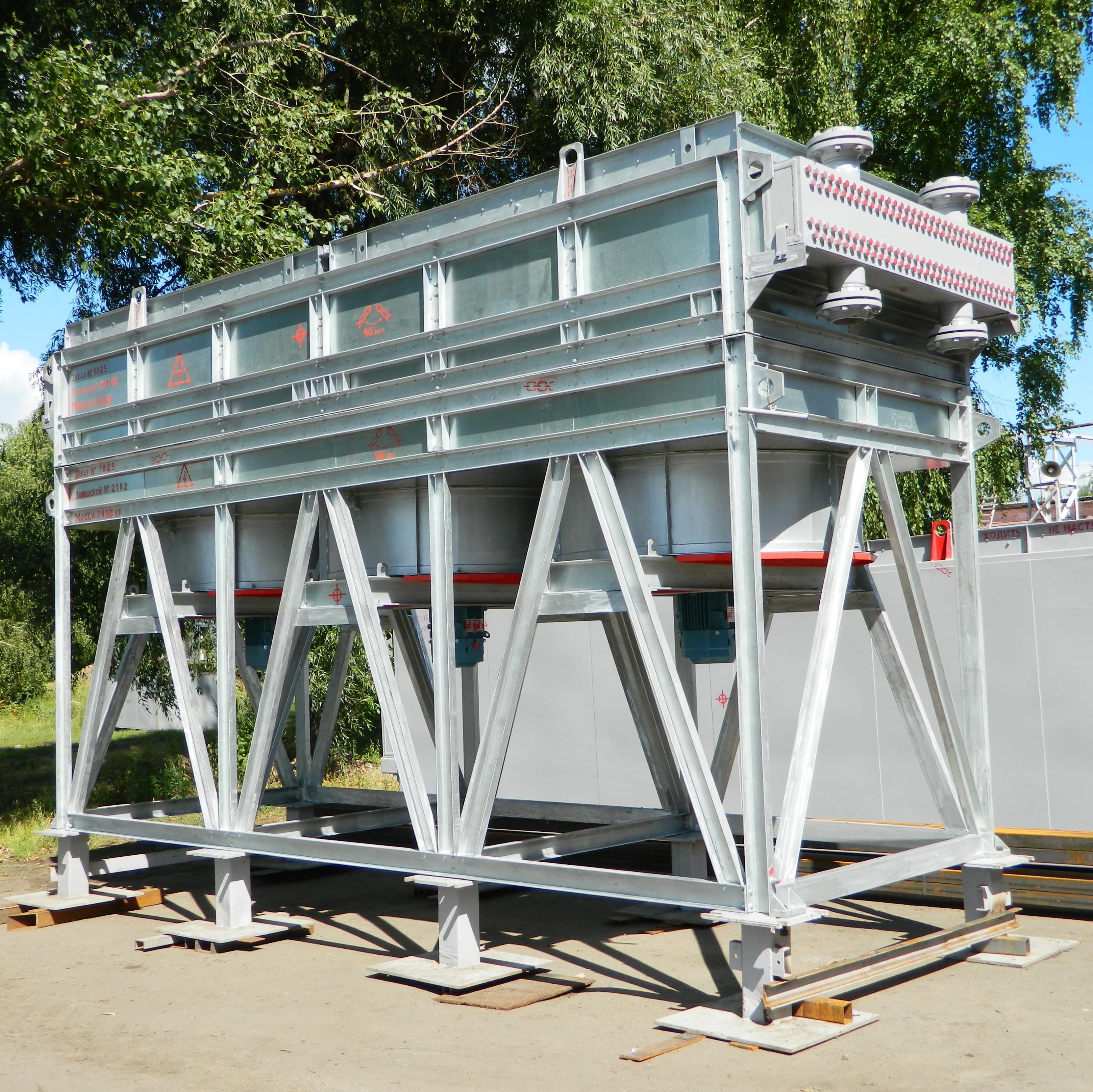 АВО оцинкованный горизонтального типа