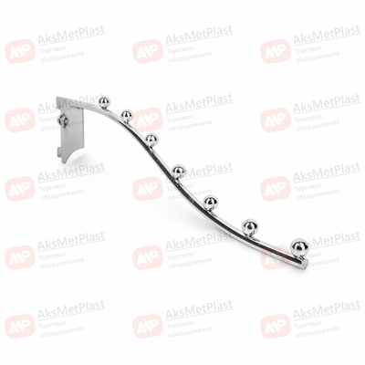 7SL7035A Крючок d-7мм волнообразный хром 7 шариков для профиля системы Vertical L=290 мм