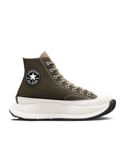 Кеды Converse Chuck Taylor 70 AT-CX зеленые высокие на платформе