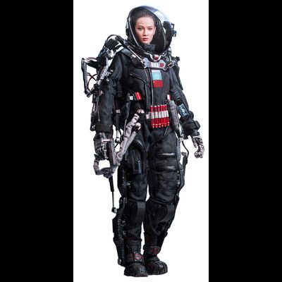 Девушка в экзоскелете (Чжоу Цянь, "Блуждающая Земля") - Коллекционная ФИГУРКА 1/6 CN171-11 rescue unit Zhou Qian (DMS036) - DAMTOYS