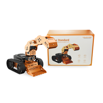 Гусеничный робот Конструктор для сборки механических моделей с камерой технического зрения Qdee