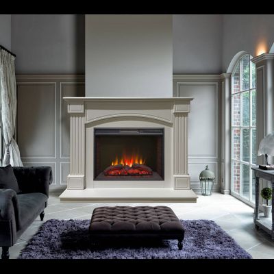 Электрокамин Грация WT с очагом Sparta 25.5 LED