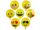 Фольгированные шары "Смайлы" 18 дюймов (46 сантиметров) в ассортименте