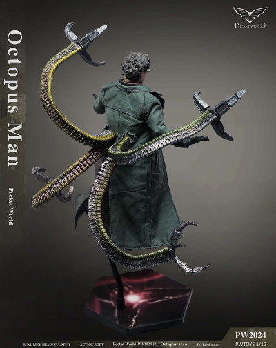 Доктор Осьминог, Отто Октавиус ("Человек-Паук 2") - КОЛЛЕКЦИОННАЯ ФИГУРКА 1/12 Octopus Man (PW2024A) - PWTOYS
