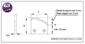 Твердосплавный нож G3Fantacci 0560 для профилирования