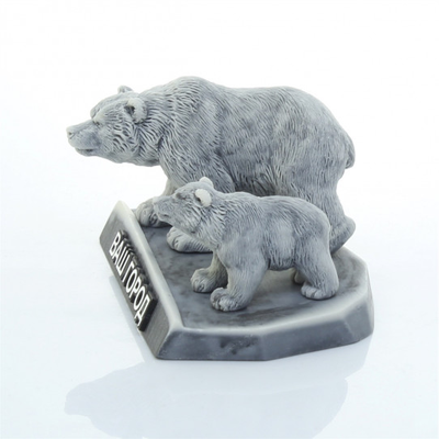 БУРЫЙ МЕДВЕДЬ С МЕДВЕЖОНКОМ 1.ОПТ