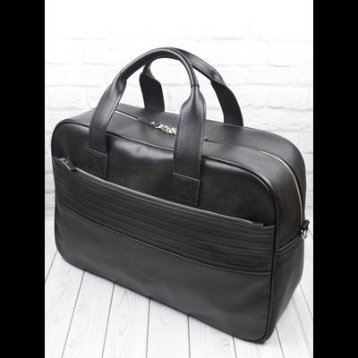 Кожаная дорожная сумка Frentano Premium black (арт. 
4041-51)