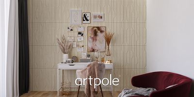 Гипсовая панель DRIVE platinum артикул M-0087pl