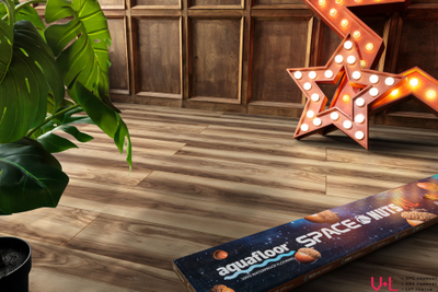 Кварцвиниловая плитка Aquafloor Space Nuts XL Glue AF4074NXL Glue