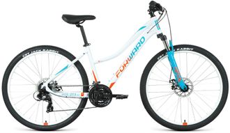Горный велосипед Forward JADE 27,5 2.0 D белый, бирюзовый рама 16,5